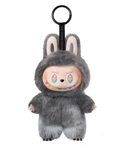 Pop Mart x THE MONSTERS: Labubu "ID" – Chase Variant (Grey with rainbow eyes & teeth) – 1 in 72 chance!(1pc)